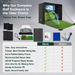 Golf Simulator Enclosure 10.7X8X5Ft & 8.5X8.5X5Ft | Light-Proof HD/4K Silent Impact Screen, Indoor/Outdoor Golf Simulators for Home Includes Mat, Foam-Padded Iron Poles, Shank Net, Sandbag & Bonus Kit