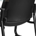 Hercules Series Big & Tall Leathersoft Executive Side Reception Chair, Padded Lobby Chair with 500-Lb. Static Weight Capacity, Black