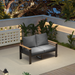 Sonegra Aluminum Outdoor Patio Furniture Set