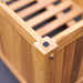 Arie 60-Inch Teak Outdoor Deck Storage Box Chest, Weather-Resistant Patio Organizer with Soft-Close Lid for Pool, Garden & Backyard, 119 Gallons Outdoor Storage Box