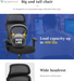 Big and Tall Office Chair Ergonomic Chair 400Lbs Wide Seat Executive Desk Chair with Lumbar Support Adjustable Armrest Headrest High Back Mesh Computer Chair Rolling Swivel Task Chair(Black)