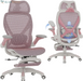 X100 Ergonomic Office Chair with Footrest, Big and Tall Home Desk Chair with 5D Flip-Up Arms, Adjustable 3D Lumbar Support,High Back Rolling Computer Chair, Swivel Mesh Chairs