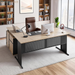 71" L-Shaped Executive Desk, Large Computer Desk with Drawers, File Storage Cabinet, CPU Stand, 350 LBS Load Capacity Corner Table, Easy Assembly, for Work Study