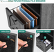 L Shaped Desk with Power Outlets | Computer Corner Desk, File Drawer, Monitor Stand & Storage Shelves, File Cabinet
