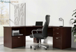 ® Magellan Performance 71"W L-Shaped Corner Desk, Cherry