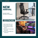 Ergonomic Office Chair with Breathable Mesh Back & Thick Cushion Seat, 4D Armrests, 3D Headrest, Adjustable Lumbar Support & Seat Depth, High Back Desk Chair with Tilt Lock (Black)