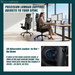 Ergonomic Office Chair with Breathable Mesh Back & Thick Cushion Seat, 4D Armrests, 3D Headrest, Adjustable Lumbar Support & Seat Depth, High Back Desk Chair with Tilt Lock (Black)