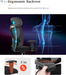 Big and Tall Office Chair Ergonomic Chair 400Lbs Wide Seat Executive Desk Chair with Lumbar Support Adjustable Armrest Headrest High Back Mesh Computer Chair Rolling Swivel Task Chair(Black)